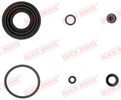 Stabdžių apkabos remonto komplektas QUICK BRAKE 114-0007