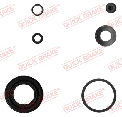 Stabdžių apkabos remonto komplektas QUICK BRAKE 114-0052