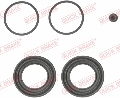 Stabdžių apkabos remonto komplektas QUICK BRAKE 114-0055