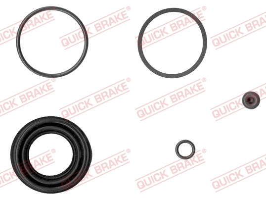Stabdžių apkabos remonto komplektas QUICK BRAKE 114-0065