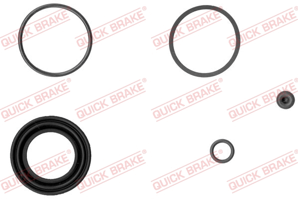 Stabdžių apkabos remonto komplektas QUICK BRAKE 114-0066
