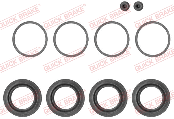 Stabdžių apkabos remonto komplektas QUICK BRAKE 114-0076