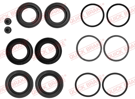 Stabdžių apkabos remonto komplektas QUICK BRAKE 114-0167