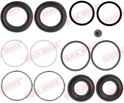 Stabdžių apkabos remonto komplektas QUICK BRAKE 114-0306