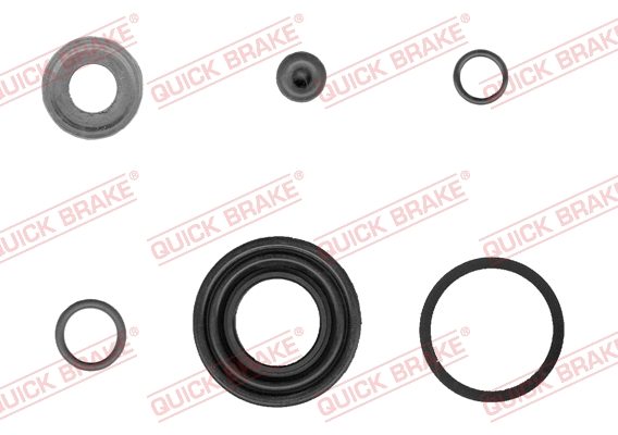 Stabdžių apkabos remonto komplektas QUICK BRAKE 114-0317
