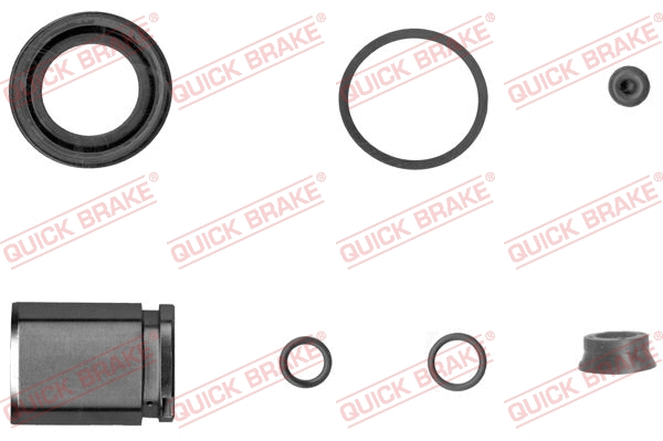 Stabdžių apkabos remonto komplektas QUICK BRAKE 114-5001