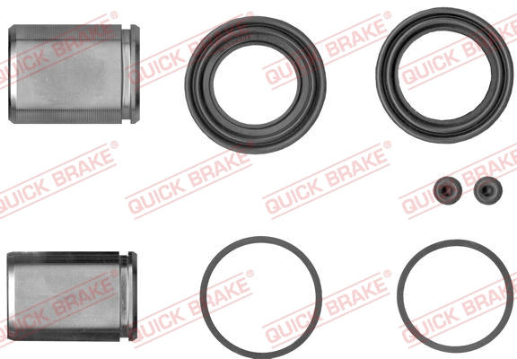 Stabdžių apkabos remonto komplektas QUICK BRAKE 114-5012