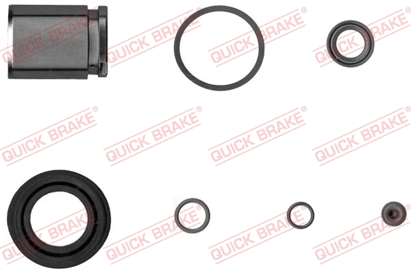 Stabdžių apkabos remonto komplektas QUICK BRAKE 114-5014