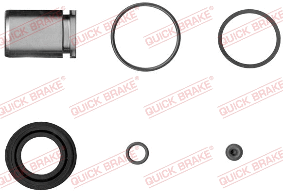 Stabdžių apkabos remonto komplektas QUICK BRAKE 114-5015
