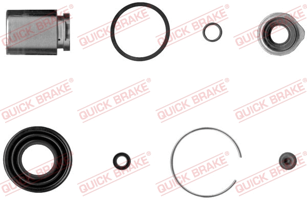 Stabdžių apkabos remonto komplektas QUICK BRAKE 114-5025