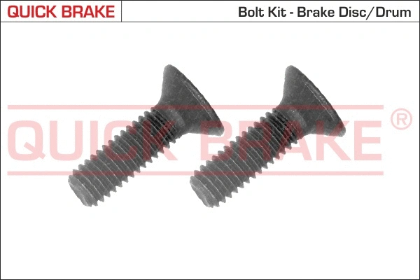 Stabdžių disko varžtų komplektas QUICK BRAKE 11622K