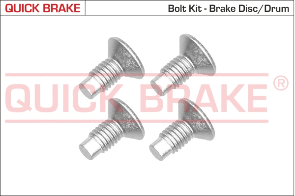 Stabdžių disko varžtų komplektas QUICK BRAKE 11663K