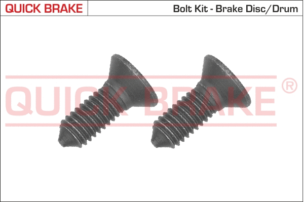 Stabdžių disko varžtų komplektas QUICK BRAKE 11667K