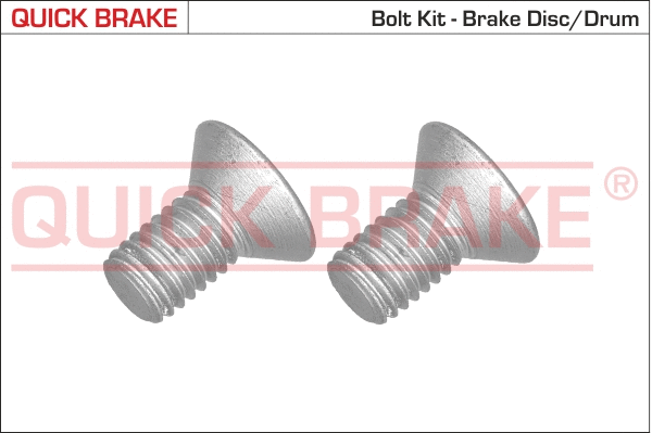 Stabdžių disko varžtų komplektas QUICK BRAKE 11669K