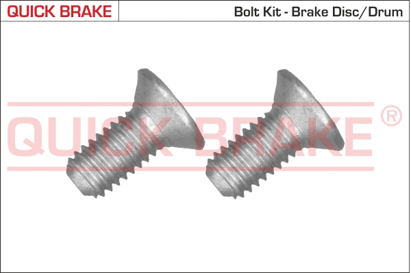 Stabdžių disko varžtų komplektas QUICK BRAKE 11671K