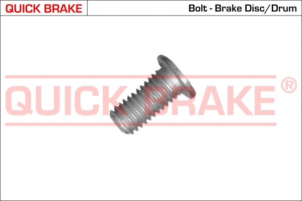 Stabdžių disko varžtas QUICK BRAKE 11672