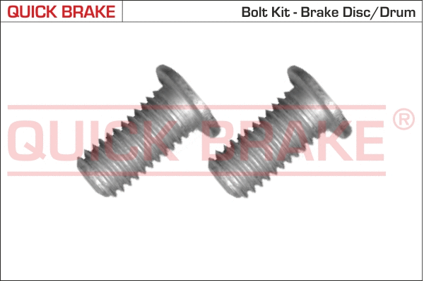 Stabdžių disko varžtų komplektas QUICK BRAKE 11672K