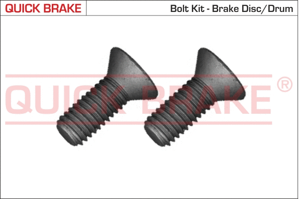 Stabdžių disko varžtų komplektas QUICK BRAKE 11676K
