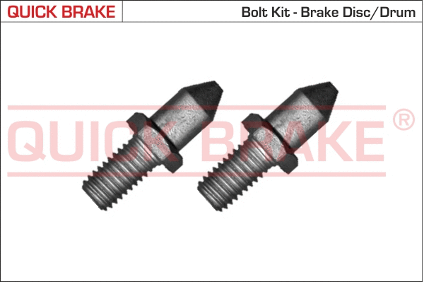 Stabdžių disko varžtų komplektas QUICK BRAKE 11678K