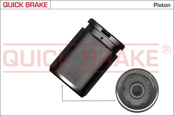 Stabdžių apkabos (suporto) stūmoklis QUICK BRAKE 185001MK