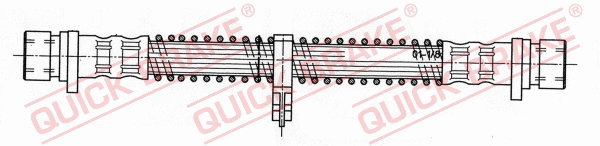 Stabdžių žarnelė QUICK BRAKE 22.920