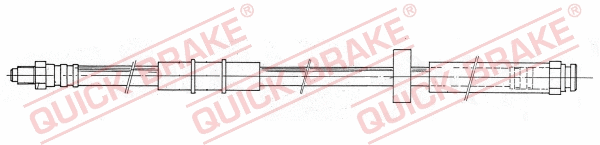 Stabdžių žarnelė QUICK BRAKE 32.917