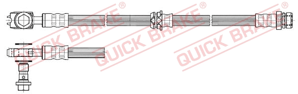 Stabdžių žarnelė QUICK BRAKE 50.832X