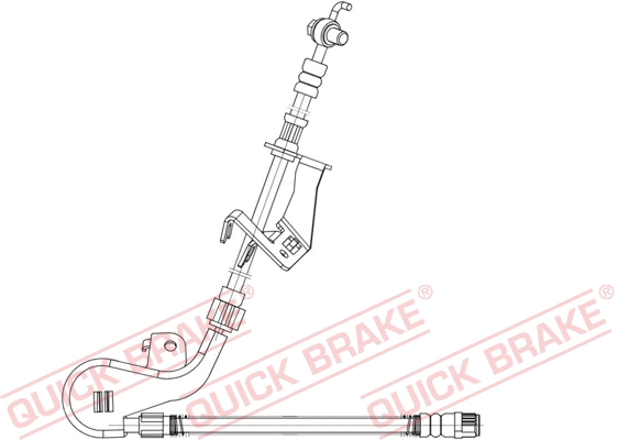 Stabdžių žarnelė QUICK BRAKE 58.875X