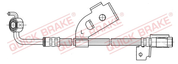 Stabdžių žarnelė QUICK BRAKE 58.915