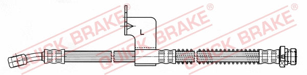 Stabdžių žarnelė QUICK BRAKE 59.937