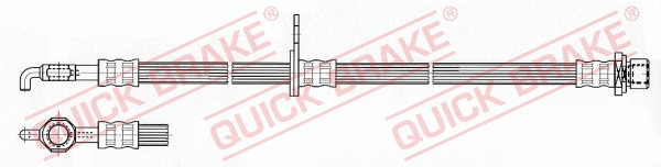Stabdžių žarnelė QUICK BRAKE 59.964