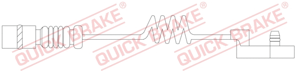 Stabdžių trinkelių susidėvėjimo daviklis QUICK BRAKE WS 0111 A
