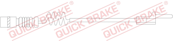 Stabdžių trinkelių susidėvėjimo daviklis QUICK BRAKE WS 0210 A