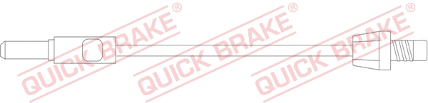 Stabdžių trinkelių susidėvėjimo daviklis QUICK BRAKE WS 0215 A