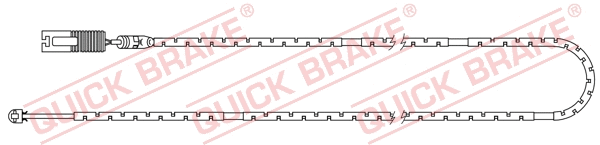 Stabdžių trinkelių susidėvėjimo daviklis QUICK BRAKE WS 0246 A