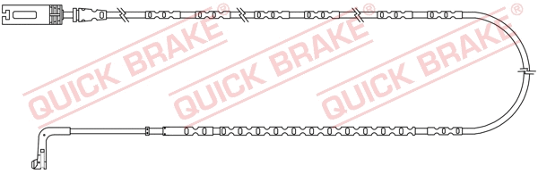 Stabdžių trinkelių susidėvėjimo daviklis QUICK BRAKE WS 0247 A