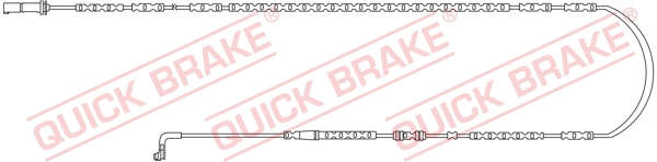 Stabdžių trinkelių susidėvėjimo daviklis QUICK BRAKE WS 0292 A