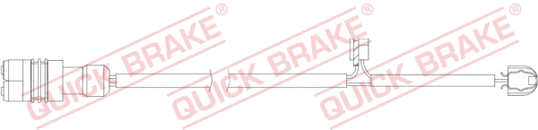 Stabdžių trinkelių susidėvėjimo daviklis QUICK BRAKE WS 0336 A