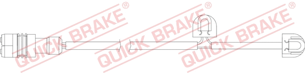 Stabdžių trinkelių susidėvėjimo daviklis QUICK BRAKE WS 0347 A