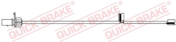 Stabdžių trinkelių susidėvėjimo daviklis QUICK BRAKE WS 0371 A