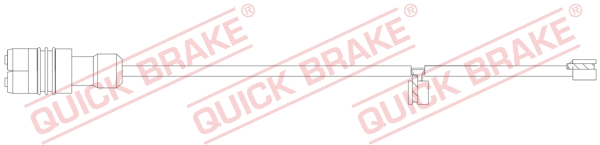 Stabdžių trinkelių susidėvėjimo daviklis QUICK BRAKE WS 0396 A