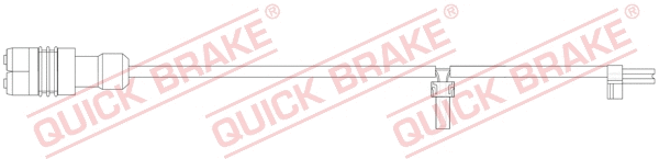 Stabdžių trinkelių susidėvėjimo daviklis QUICK BRAKE WS 0399 A