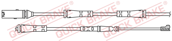 Stabdžių trinkelių susidėvėjimo daviklis QUICK BRAKE WS 0421 A