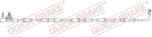 Stabdžių trinkelių susidėvėjimo daviklis QUICK BRAKE WS 0444 A