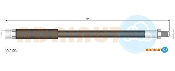 Stabdžių žarnelė ADRIAUTO 55.1228