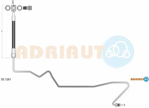 Stabdžių žarnelė ADRIAUTO 55.1261