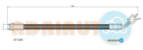 Stabdžių žarnelė ADRIAUTO 57.1245