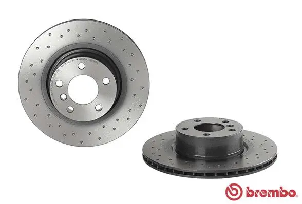 Stabdžių diskas BREMBO 09.B569.1X