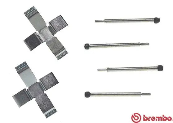Diskinių stabdžių trinkelių priedų komplektas BREMBO A 02 210