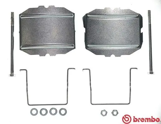 Diskinių stabdžių trinkelių priedų komplektas BREMBO A 02 232